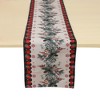 Unique Bargains Christmas Table Runner Red Green White 72"x13" 1 Pc - 4 of 4