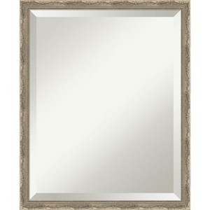 Mila Beveled Wood Framed Bathroom Vanity Wall Mirror - 1 of 4