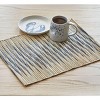 tagltd Bali Midnight Blue Placemat - Machine Washable, Everyday Use, 19"L x 14"W x 0.25"H, Stylish Table Decor - 2 of 3