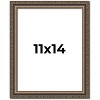 PosterPalooza | Photo Size Sculpted Silver Picture Frame - UV Acrylic, Foam Board Backing, Hanging Hardware - 2 of 4