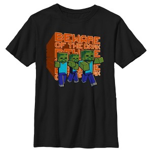 Boy's Minecraft Beware of the Dark Zombies T-Shirt - 1 of 4