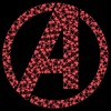 Boy's Marvel Avengers Valentine's Small Hearts Logo T-Shirt - 2 of 4