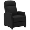 vidaXL Recliner Black Faux Leather - 2 of 4