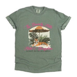 Simply Sage Market Beverly Hills Hotel Tiger Garment Dyed Tee - 1 of 4