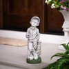 Northlight Golfer Boy with Clubs Outdoor Garden Statue - 17" - 3 of 4