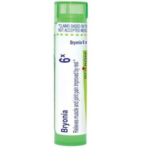 Bryonia 6X by Boiron Homeopathic Single Medicine For Pain  -  80 Pellet - 1 of 4