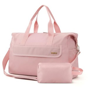 18x14x8 Personal Item Bag with Wet Pocket & Toiletry Bag, Travel Duffe - 1 of 4