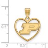 Black Bow Jewelry 14k Yellow Gold Plated Sterling Silver Purdue Boilermakers NCAA Pendant - 2 of 3