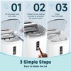 Simzlife Ice Makers Countertop - 9 Cubes in 6 Mins, 26lbs/Day, Portable Ice Maker with Carry Handle - 4 of 4