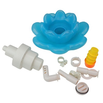 Blue and White Triple Tier Floating Blossom Fountain