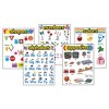 TREND Kindergarten Basic Skills Learning Charts Combo Pack, Set of 5 - 3 of 4