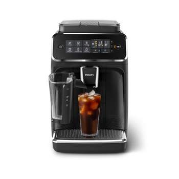Philips 3200 Series Fully Automatic Espresso Maker with LatteGo and Iced Coffee