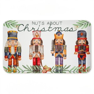 Stupell Industries Nuts About Christmas Printed Anti-Fatigue Floor Mat, design by Kim Allen, 30"x18" - 1 of 4