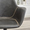 Vatros Mid-Century Modern Office Chair Rolling Swivel Height Adjustable Office Chair with Arms - 3 of 4