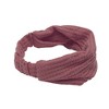 Unique Bargains Women's Wide Solid Textured Headband 1 Pc - 3 of 4