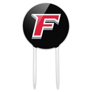 Fairfield University Secondary Logo Acrylic Cake Topper Party Decoration for Wedding Anniversary Birthday Graduation - 1 of 4