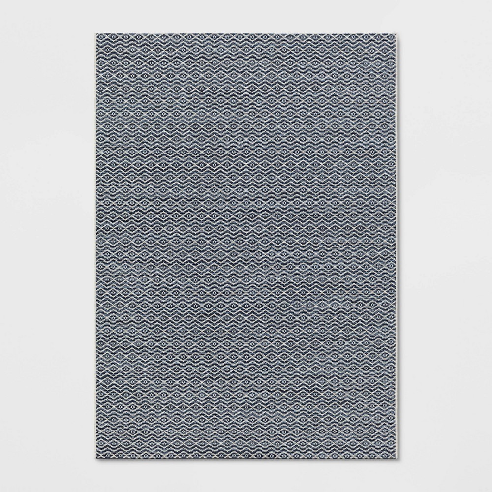  Prisma Diamond Outdoor Rug Navy