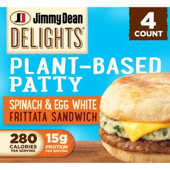 Jimmy Dean Delights Frozen Plant Based Sausage Patty - 4ct