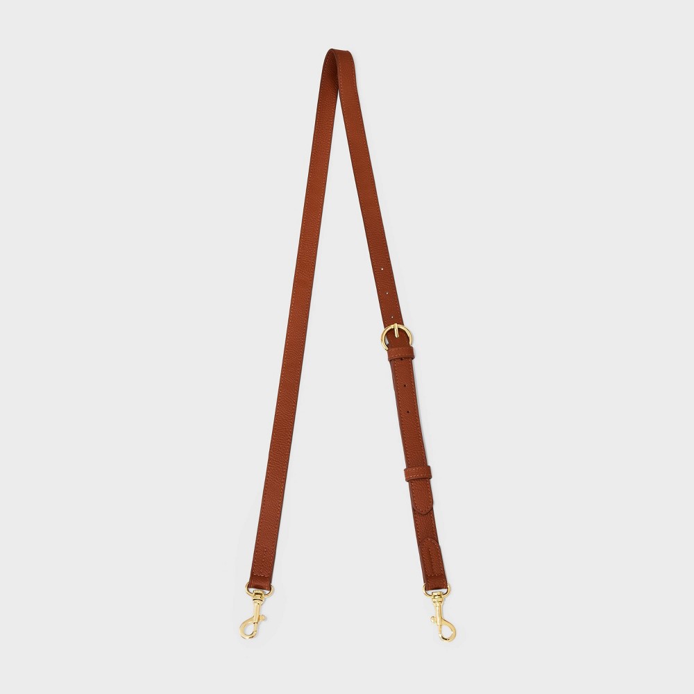 Photos - Travel Accessory Adjustable Buckle Crossbody Handbag Strap - Universal Thread™ Brown