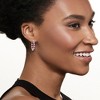 Ross-Simons 1.00 ct. t.w. Ruby and 1.00 ct. t.w. Diamond Inside-Outside Hoop Earrings in Sterling Silver - 2 of 3