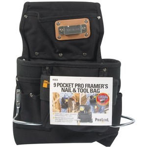 CLC 5 in. W X 15.25 in. H Ballistic Polyester Tool Bag 9 pocket Black 1 pc - 1 of 1