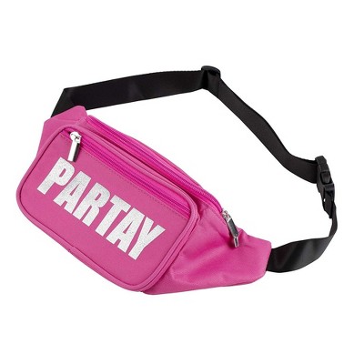 pink waist pouch