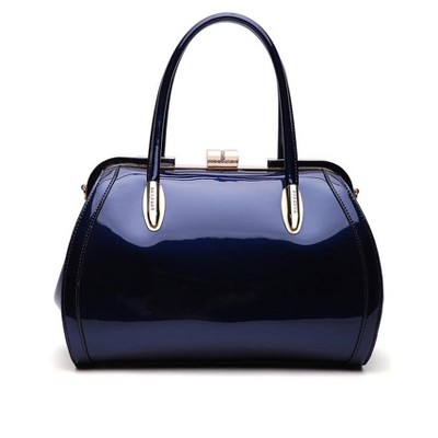 MKF Collection Marlene Women's Patent Satchel Handbag by Mia K