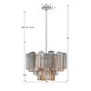 Crystorama Lighting Addis 9 - Light Chandelier in  Polished Chrome - 4 of 4