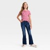 Girls' Short Sleeve Printed Ribbed T-Shirt - Cat & Jack™ - 3 of 3