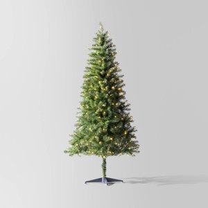 Pre-Lit LED Alberta Spruce Artificial Christmas Tree - Wondershop™ - 1 of 4