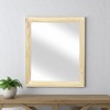 HomeRoots 20" Natural Solid Wood Accent Mirror - 2 of 4
