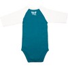 Pavilion Gift Company - Family Favorite - 12-24 Months 3/4 Length Sleeve Prussian Blue  Onesie - Leotards and Bodysuits - 4 of 4
