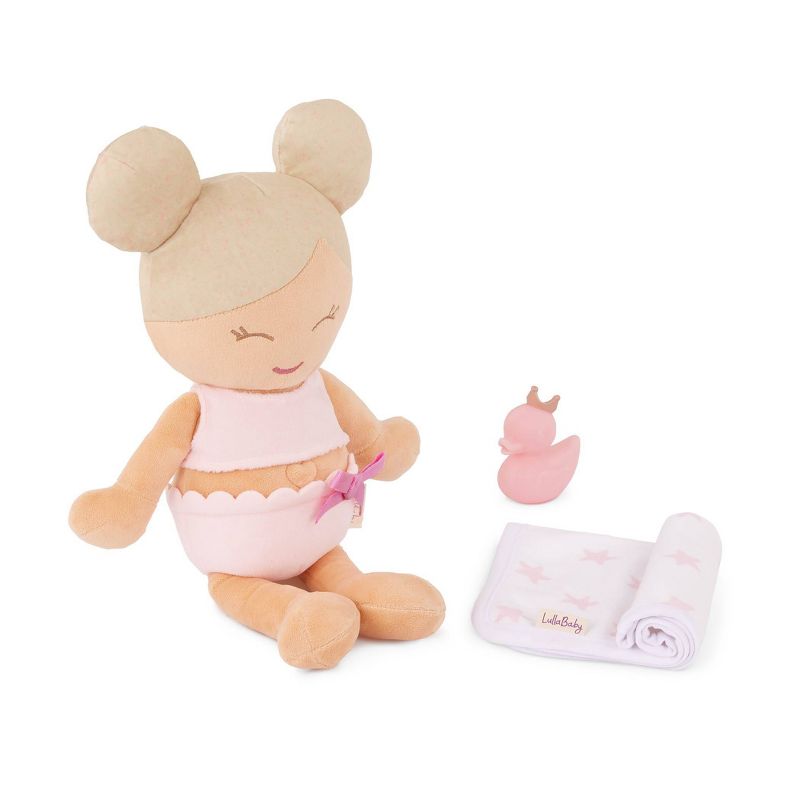 LullaBaby Bath Plush Doll for Real Water Play - Blonde Hair, 1 of 10