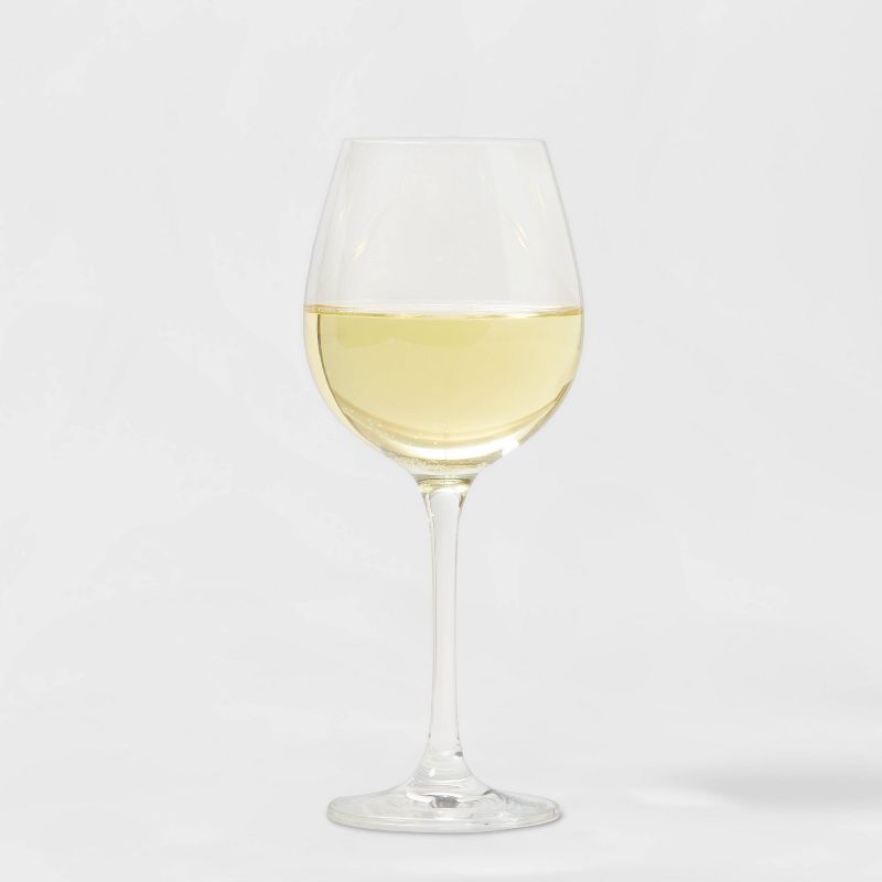 16.2oz 4pk Crystal White Wine Glasses - Threshold&#8482;, 3 of 7