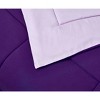 Reversible Microfiber Down Alternative Comforter - Blue Ridge Home Fashions - image 3 of 4