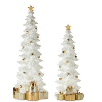 Melrose Christmas Tree with Packages (Set of 2)
