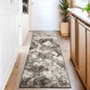 Modern Abstract Area Rugs Soft Ultra-Thin Low Pile Washable Carpet Indoor Non Slip Easy Care Lightweight Carpet Office Home Decor - 2 of 4