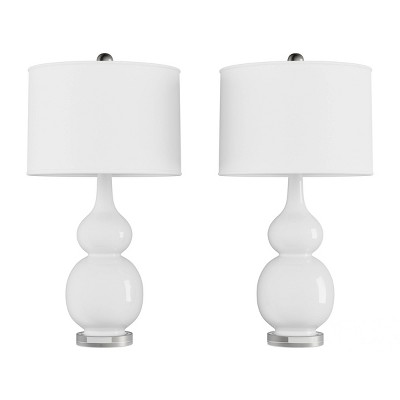 target table lamps white