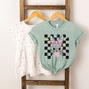 The Juniper Shop Checkered Groovy Bunny Youth Short Sleeve Tee - 2 of 2