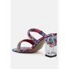 Krypton Marble Print Clear Women Block Heel - 3 of 4