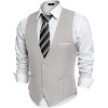COOFANDY Men's Suit Vest Slim Fit Formal Dress Waistcoat - 2 of 4