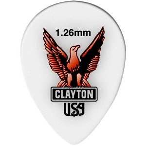 Clayton Acetal Small Teardrop Guitar Picks - 1 of 4