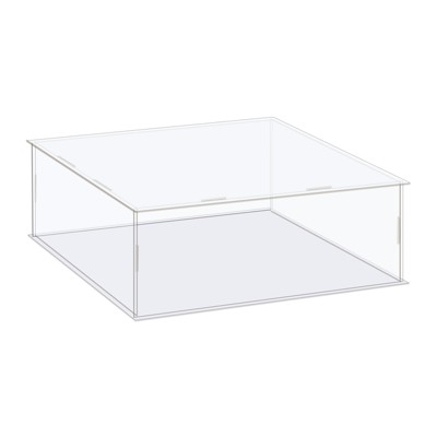 Unique Bargains Acrylic Dustproof Protection Showcase for Collectibles Display