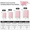 4 Piece Hardshell Checked Luggage and Carry On Set,Spinner Suitcases with TSA Lock,Travel Bag,Packing Cubes,Luggage Tags (16"/20"/24"/28")-Cuddlewood - 4 of 4
