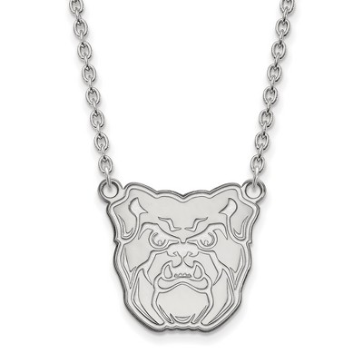 Black Bow Jewelry Sterling Silver Butler Bulldogs NCAA Necklace 18 Inch
