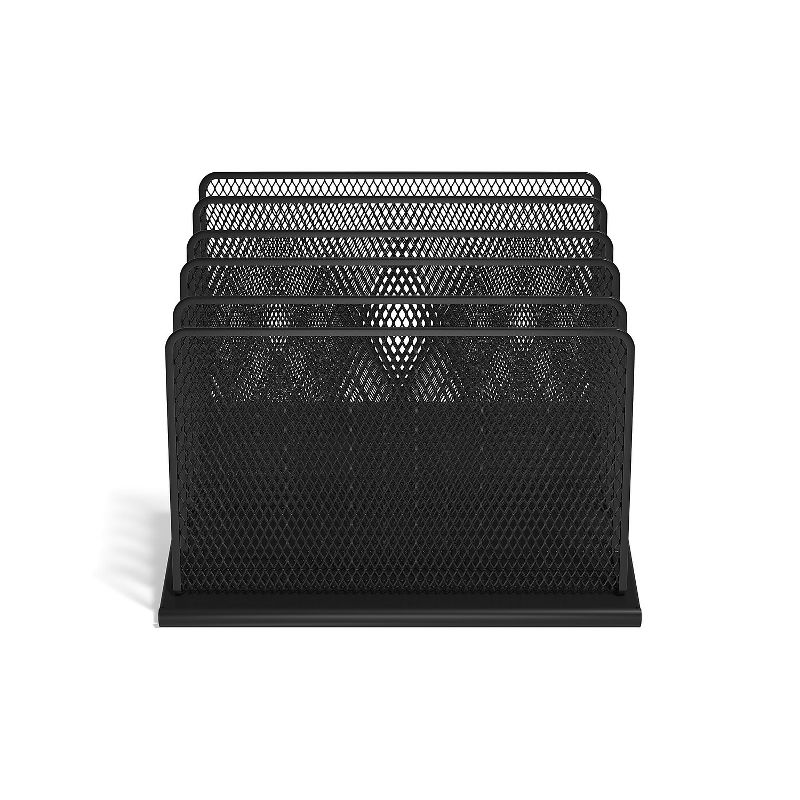 MyOfficeInnovations 5 Compartment Wire Mesh File Organizer 24402468, 1 of 5