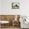Stupell Industries Blue Floral Country Garden Black Framed Floater Canvas Wall Art - 2 of 4
