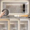 Mirror for Bathroom, Vanity Mirror for Bathroom, Wall Mounted Anti-Fog Frameless Make Up Mirror - 2 of 4