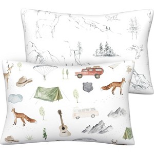 LISM Cotton Premium Toddler Pillowcase 2-Pack - 1 of 4