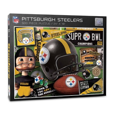 NFL Pittsburgh Steelers 500pc Retro Series Puzzle